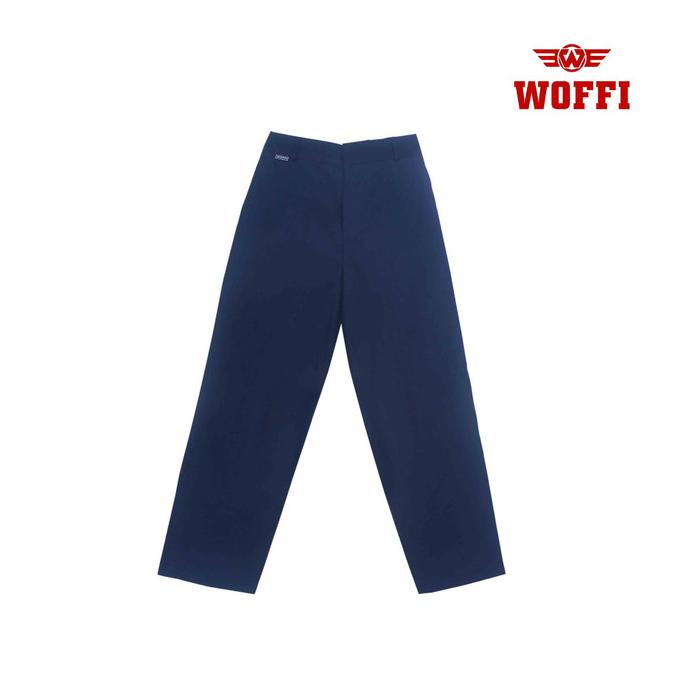 Woffi Seragam SMP Celana Panjang Karet Biru