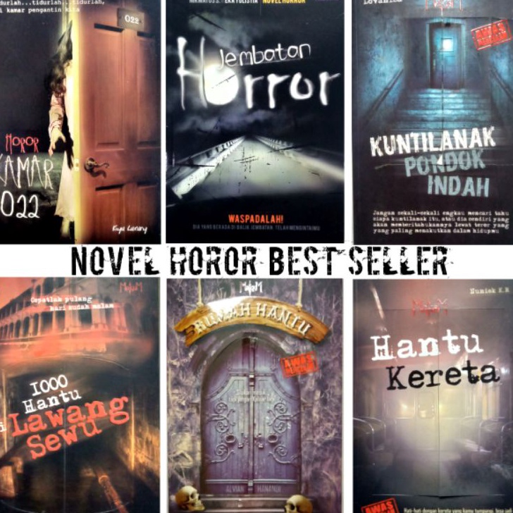 ➺id Jual✾➧ Novel Horor Best Seller /Horor Kamar 002/Jembatan Horor/Kuntilanak Pondok Indah/1000 Hant