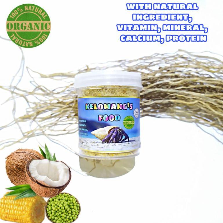 Ready [25 Gr] Kelomang'S Food Makanan Kelomang Darat Keong Kumang Umang Pompongan Hermit Crab Land F