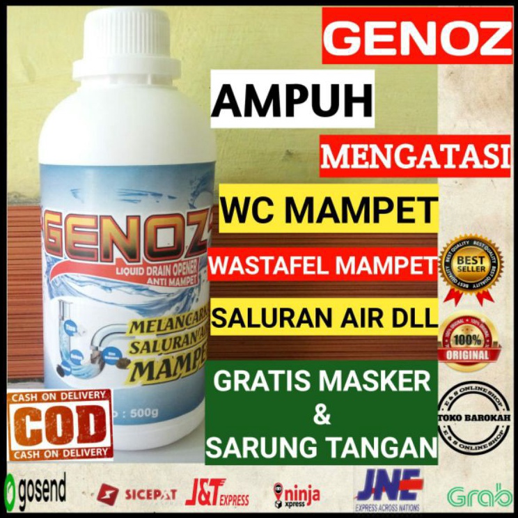 Terlaku.✡➱ GENOZ Anti Sumbat Mengatasi Wc Mampet &amp; anti sumbat wc/septic tank mampet/anti sumbat W88 ✴