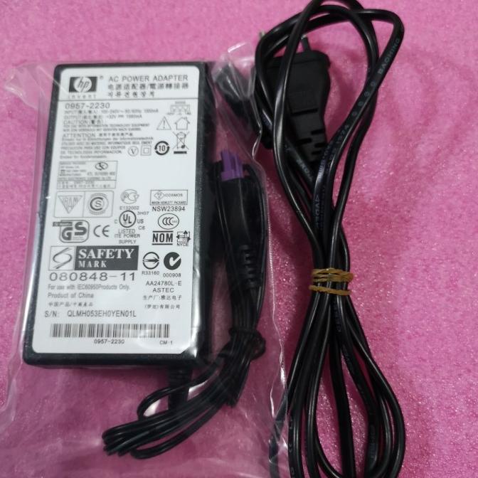 Adaptor HP Officejet 6000, 6500a, 7000, 7500a Ungu Besar 0957-2271 Ori