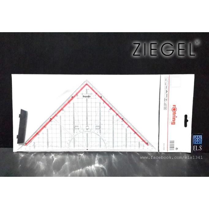 

Ziegel - Penggaris Segitiga Pegangan