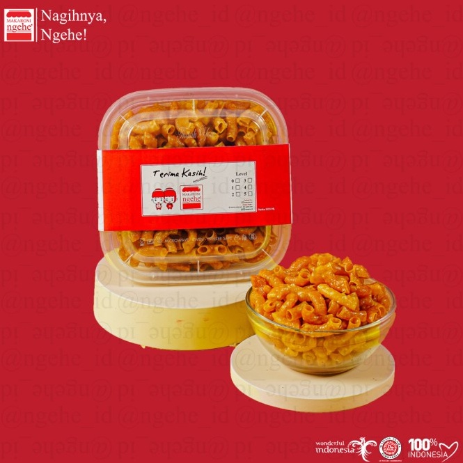 

[KODE PRODUK Z6HQP7681] Makaroni Ngehe Kering Kemasan Toples Small