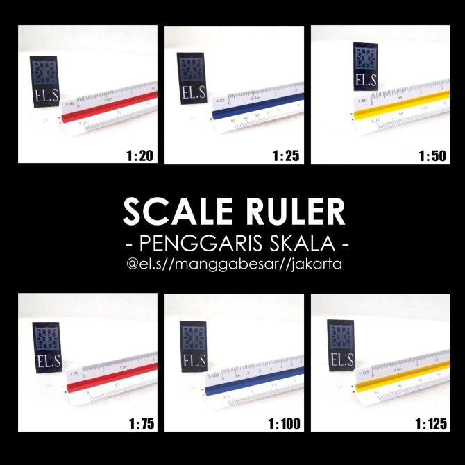 

Scale Ruler / Penggaris Skala / Mistar Skala