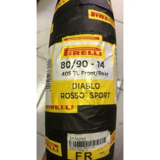 SALE ban luar tubeleess 80 90 14 diablo rosso sport pirelli