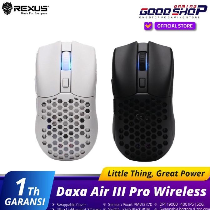 Rexus Daxa Air III PRO Wireless / Daxa Air 3 - Gaming Mouse