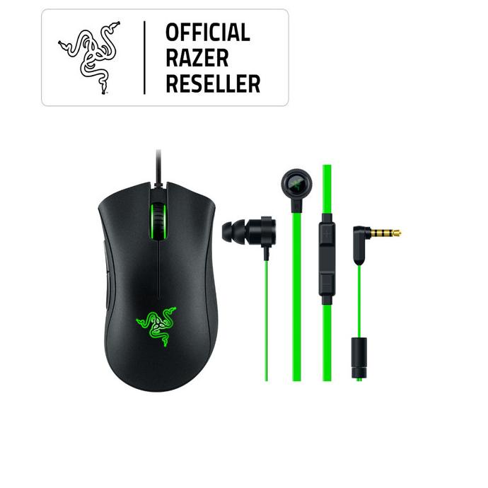 Razer Hammerhead Pro V2 + Razer Deathadder Essential Black Bundle