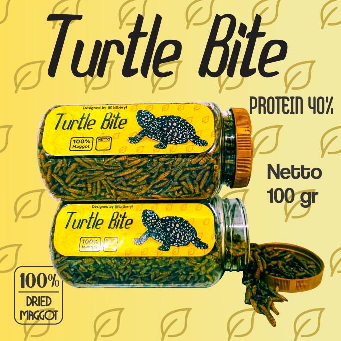 Terbaru Pakan Pelet Makanan Kura-Kura Turtle Bite Maggot Bsf 150 Gr Kura Ambon Kura Brazil Ast Adudu