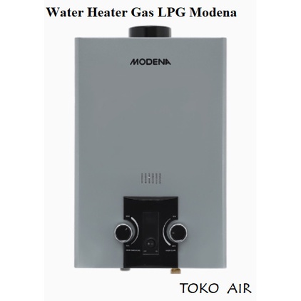Modena Water Heater Gas GI 6 A V / Pemanas Air Modena Gas 6 lt GI 6A V