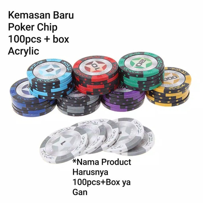 Terlaris Koin Poker /Chips Poker/Poker Club/40 Pcs Ceramic Chip Poker +Box