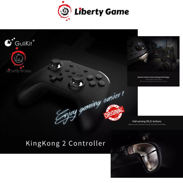 Terlaris Nintendo Switch Gulikit Kingkong 2 Pro Controller Wireless Ns09