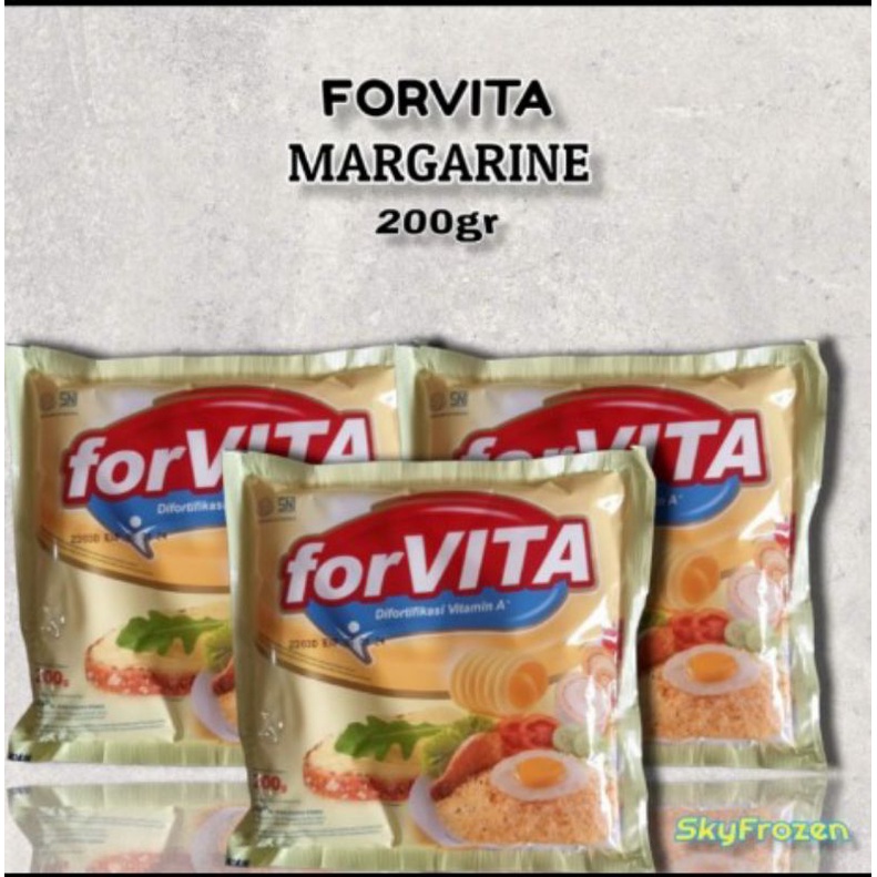 

Margarin Forvita 200gr Mentega