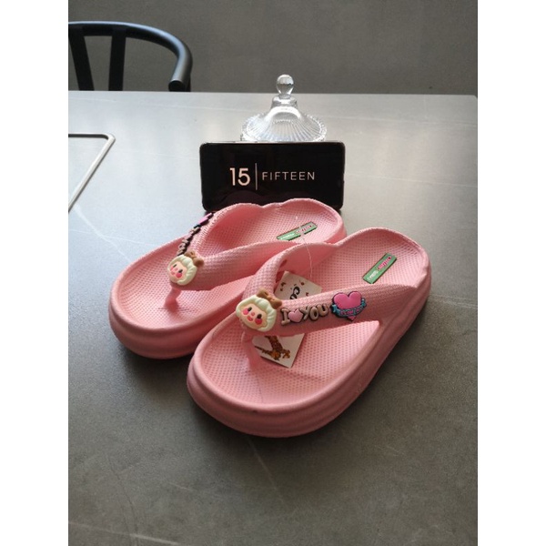 Sandal Jepit Sandal Wanita Bahan Karet Anti Licin Motif Lucu Terbaru 7878