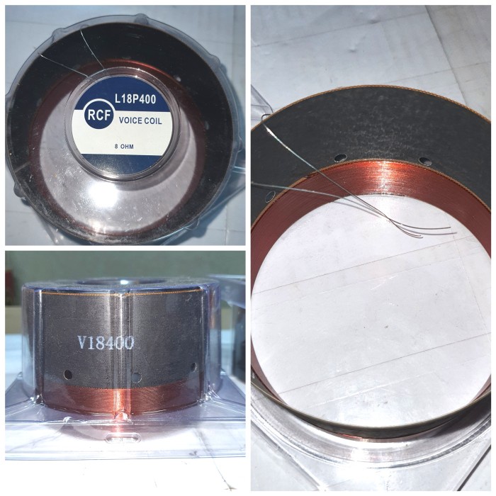 Voice coil speaker 18 inch RCF L18P400/18P300/18X400 very chip
