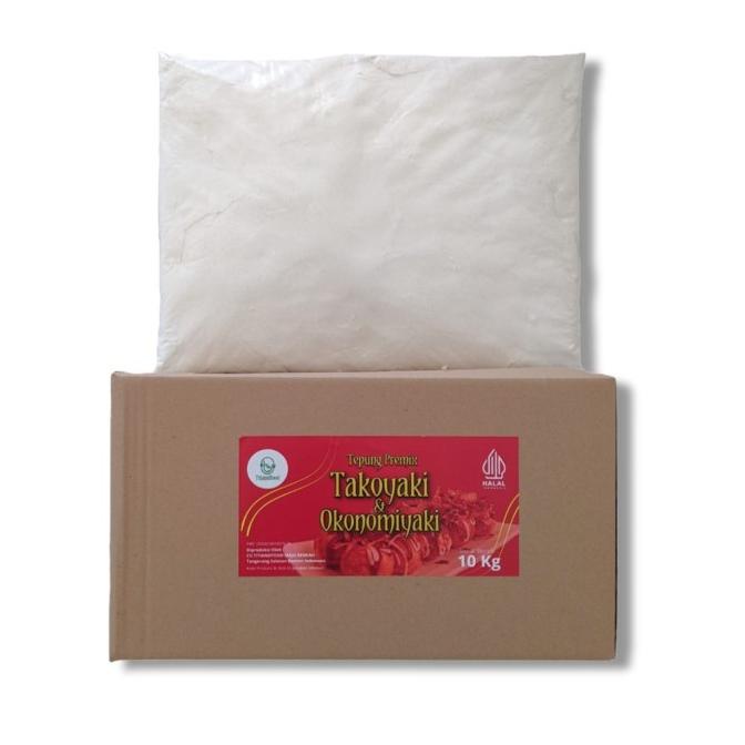 

Tepung Premix Takoyaki Dan Okonomiyaki Titiandfood Kemasan 10kg HALAL