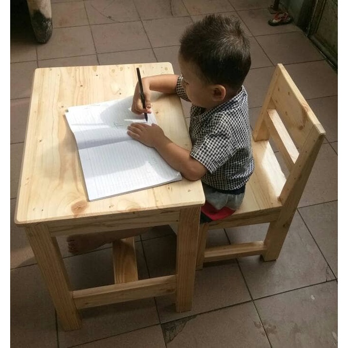 MEJA BELAJAR ANAK PAUD / TK / SD SATU SET