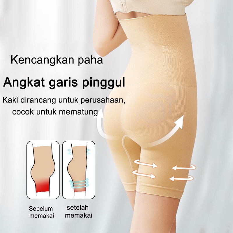 korset pelangsing perut Premium Tubuh Wanita Celana High waist Shaper  Kualitas Body Pants Dalam 612