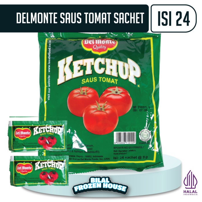 

Delmonte Saus Tomat Sachet 8gr Isi 24