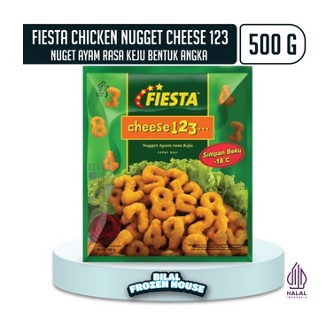 

Fiesta Nugget Cheese 123 500gr - Nugget Ayam Rasa Keju