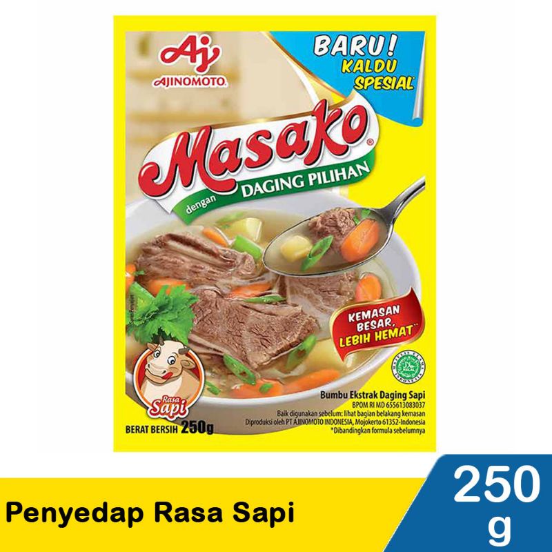 

Ajinomoto Penyedap Rasa Masako Sapi 250G BBS