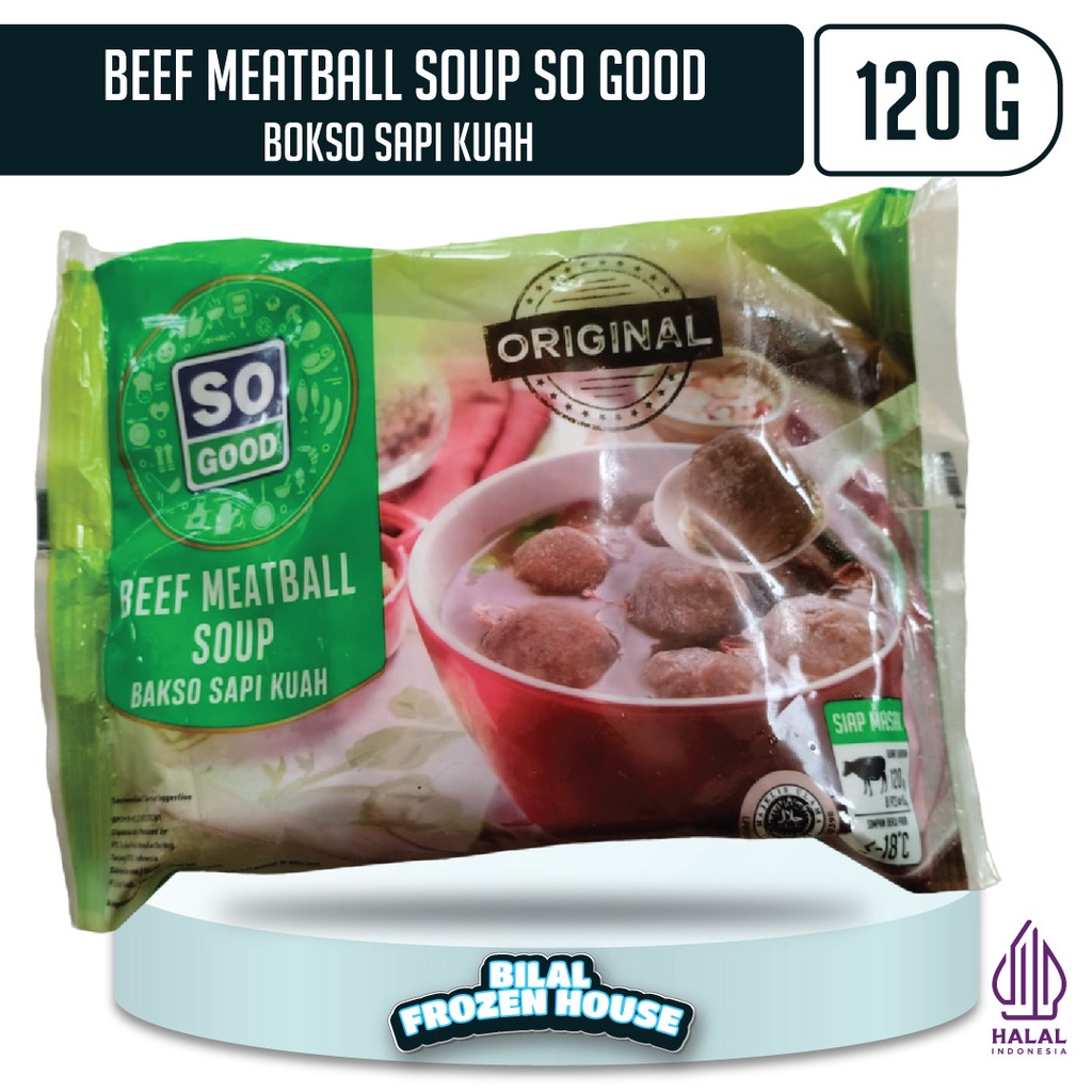 

So Good Bakso Sapi Kuah 120gr