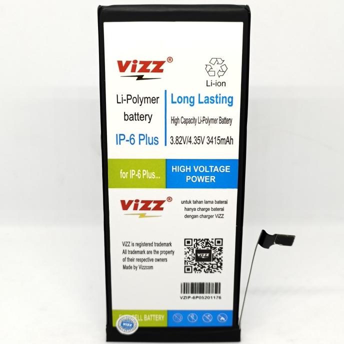 Baterai Batre Vizz Iphone 6 Plus / Iphone 6S Plus Original Vizz