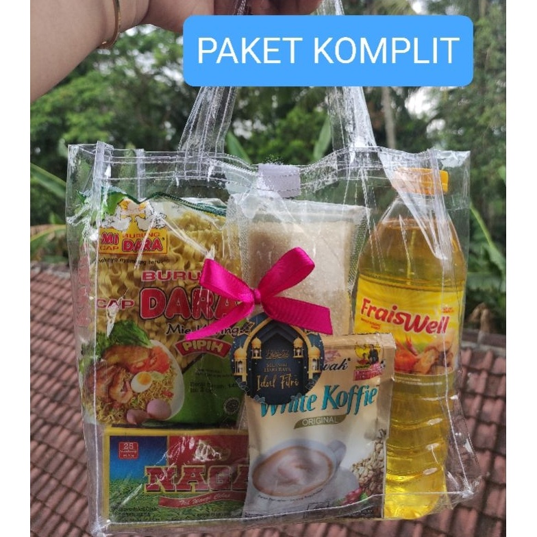 Murah.. PAKET - TAS 3 / PAKET HAJATAN SEMBAKO / PAKET PARCEL LEBARAN / PARCEL / HAMPERS / SEMBAKO E7