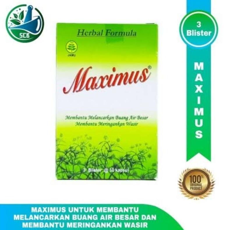 Ready Maximus 30 Kapsul / Perlancar Bab / Herbal