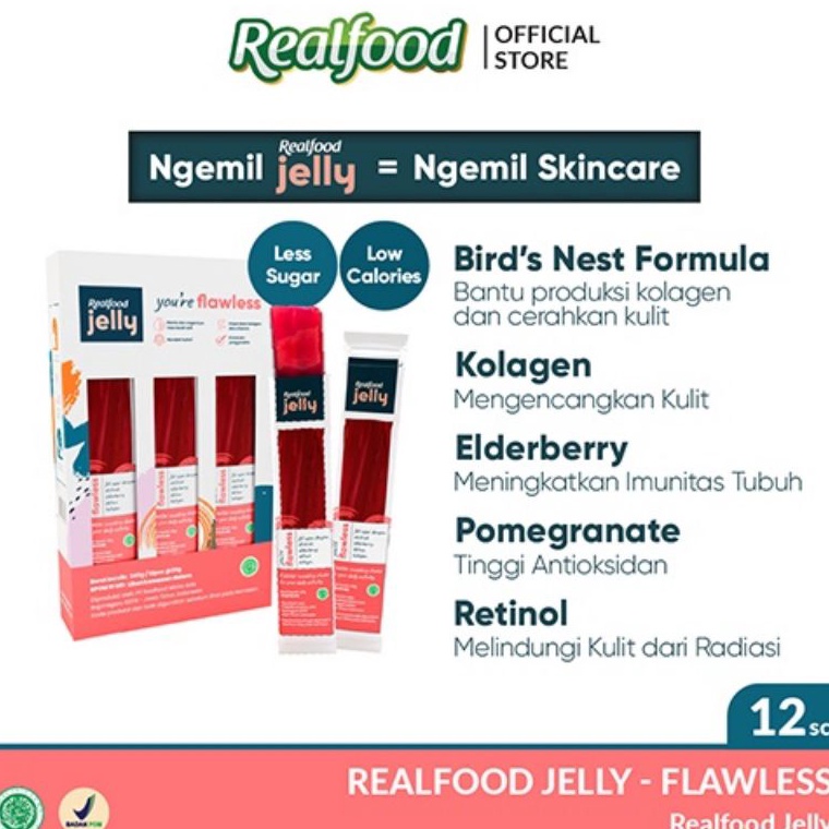 

Diskon promo Realfood Flawless Jelly Formulasi Sarang Burung Walet+Kolagen 7I0