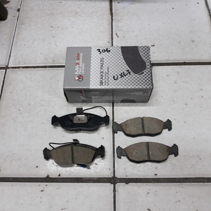 kampas rem depan peugeot 306 mrk MAX