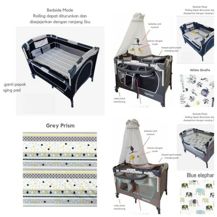 Terlaris Baby Box Right Star 8 In 1/Travel Box/Box Playard/Box Bayi Murah