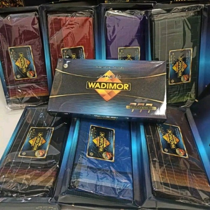 Terlaris Sarung Sarung Wadimor Motif/Sarung Lebaran/Wadimor Hujan Gerimis 777