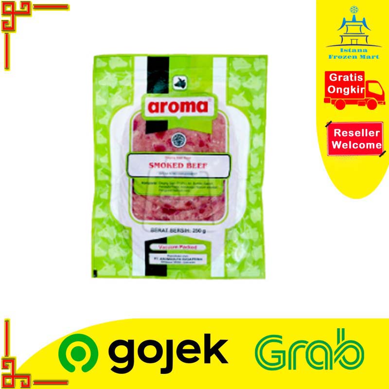 

Smoked Beef Brisket Daging Sapi Asap 250 Gram - AROMA