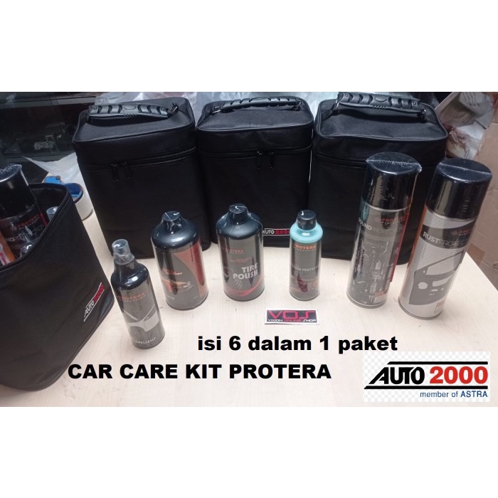 Best Seller Car Care Kit Protera By Auto 2000 Untuk Mobil Dalam 1 Paket Isi 6
