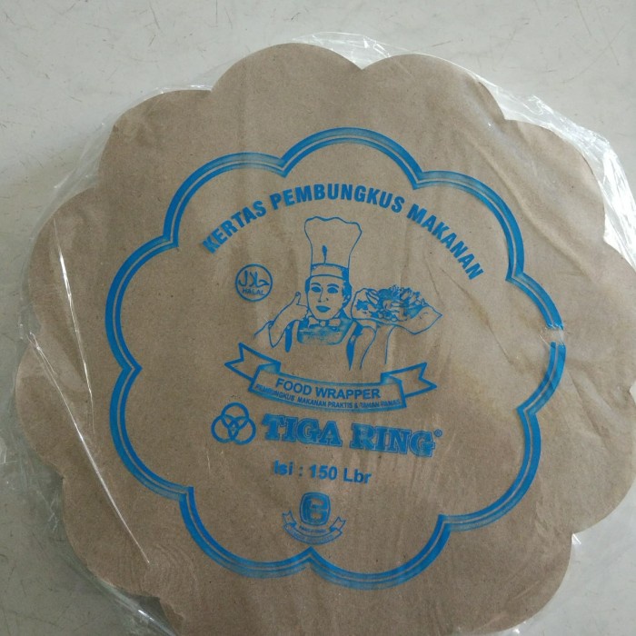 Bestseller Kertas Nasi Bunga / Kertas Nasi Bulat / Kertas Nasi Bunga Tiga Ring