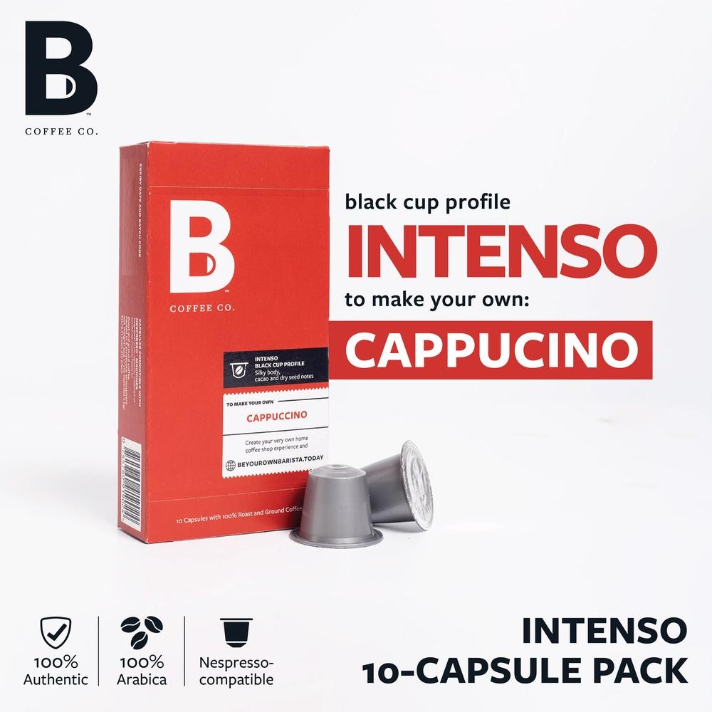 

B Coffee Co. Intenso Cappuccino Kopi Kapsul Nespresso Compatible Coffee Capsule