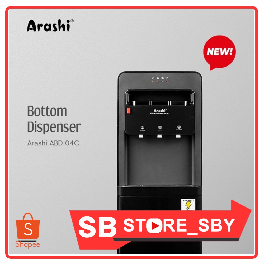 Arashi Dispenser Air Galon Bawah ABD 04C Water Dispenser 3in1