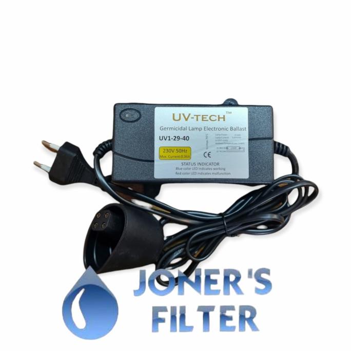 Ballast Adaptor Lampu Uv Uvtech Kaki 4 29- 40 Watt Filter Air