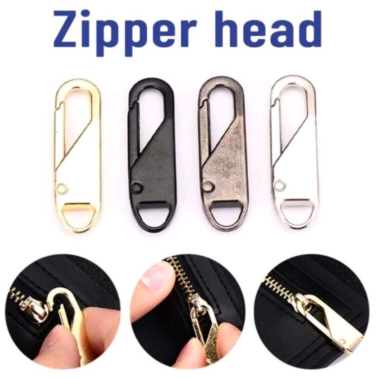 KEPALA RESLETING PENGGANTI INSTAN ZIPPER HEAD