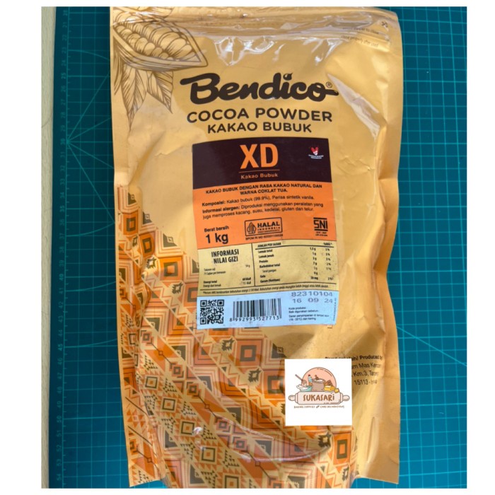 

Bendico Xd Cocoa Powder 1 Kg / Cacao Powder Coklat Bubuk Xtra Dark