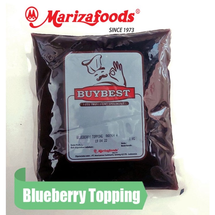 

Topping Mariza 1 Kg Bluberry / Sauce Bluberry