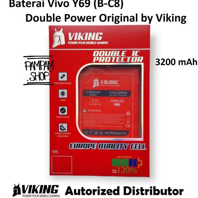 Baterai VIKING Double Power Original Vivo Y69 B-C8 BC8 Batre Batrai