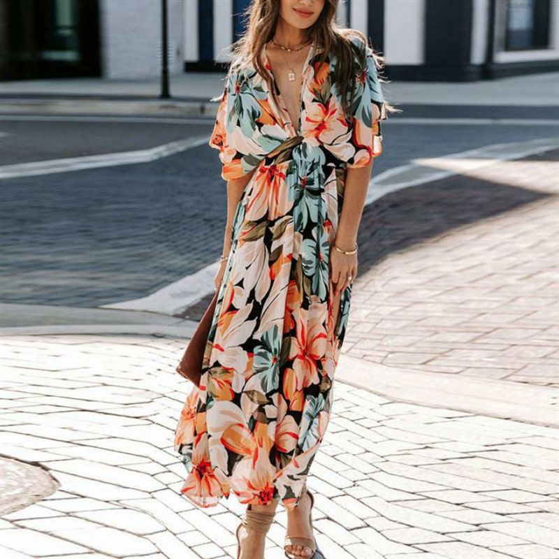 MDLV ~ 92290# Atacarla Split Maxi Dress