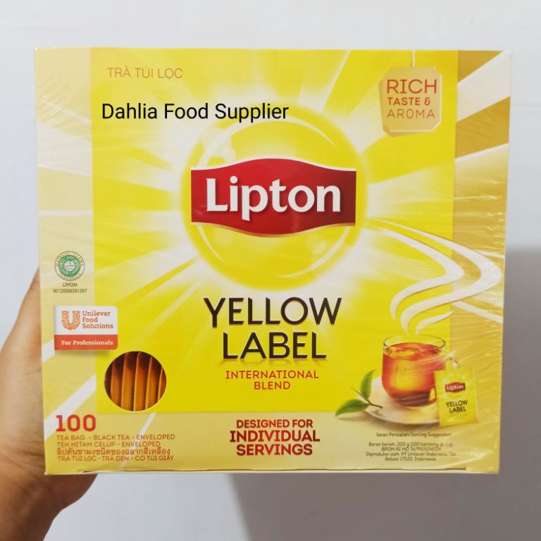 

ク LIPTON TEA YELLOW LABEL 100 sachet | LIPTON envelope & lipton non envelope - teh celup - teh hijau ャ