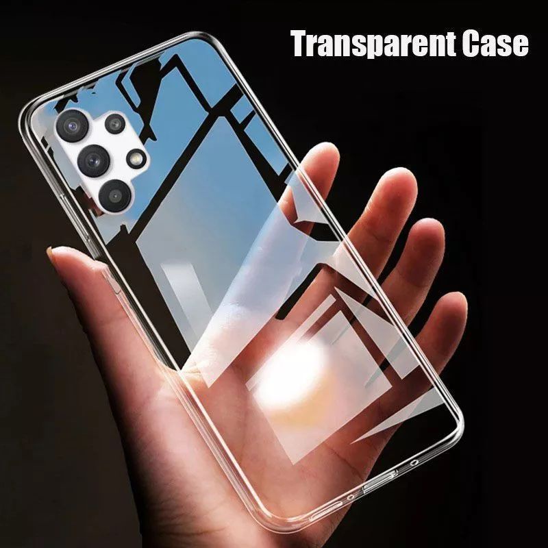 Softcase Bening Samsung A12 A14 A21 A21s A24  A34 A54 A31 A33 Casing Silikon Transparan