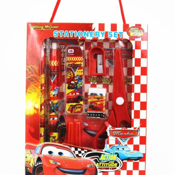 

7.7 Stationary set goody bag ultah kado natal cars minion mickey mouse10