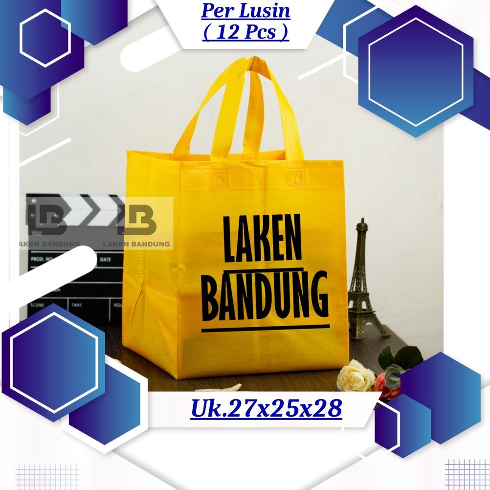 

Sale 7.7 Tas Box Spunbond Goodie Bag AUTOPRESS 27x25x28 Souvenir Promosi Murah | Per Lusin ( 12 Pcs )