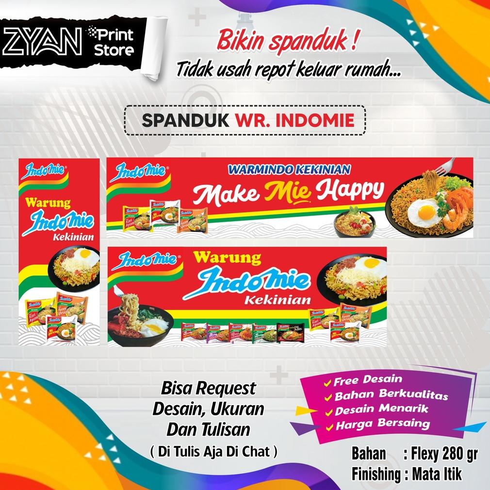 Promo SPANDUK BANNER WARMINDO WARUNG INDOMIE