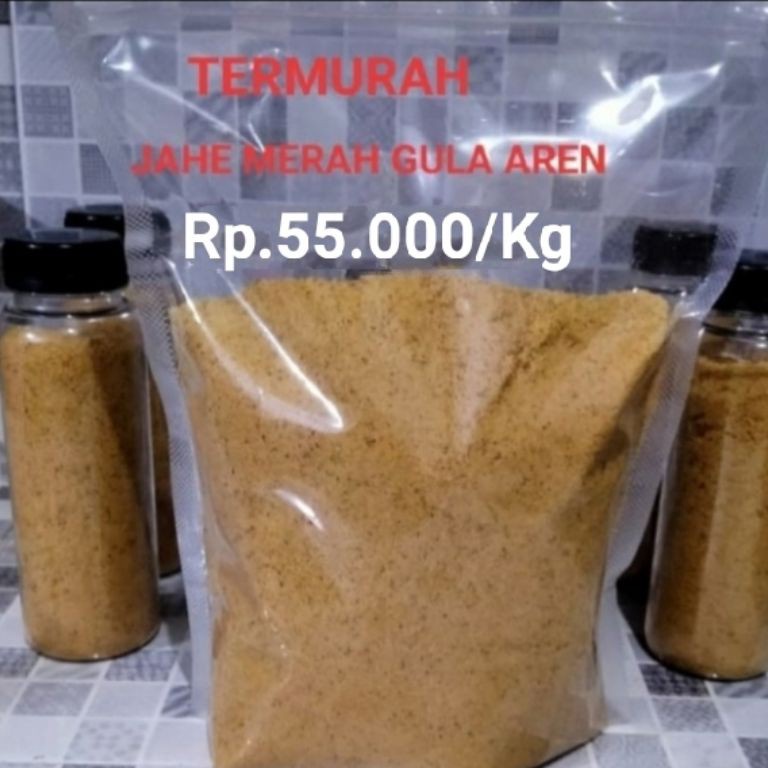 

[Miliki Sekarang] Jahe merah SUPER plus gula aren secang habbatusaudah - jahe instan 1KG - bukan cangkir mas 92