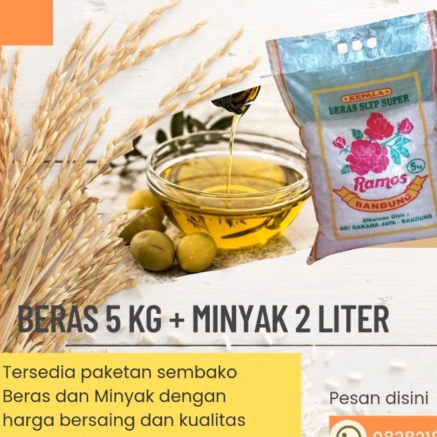 

Minyak dan Beras/ Paketan sembako/ Minyak premium/ Beras murah